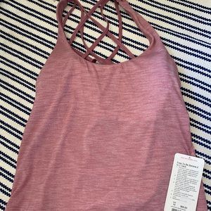 NWT Lululemon Free to be Serene Tank Quicksand 10